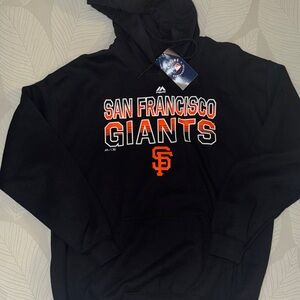 Majestic Black and Orange San Francisco Giants Hoodie